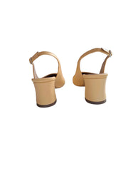 Pantofi Piele Naturala Alma Galben - Dolly Shoes