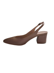 Pantofi Piele Naturala Alma Nappa Taupe - Dolly Shoes
