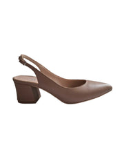 Pantofi Piele Naturala Alma Nappa Taupe - Dolly Shoes