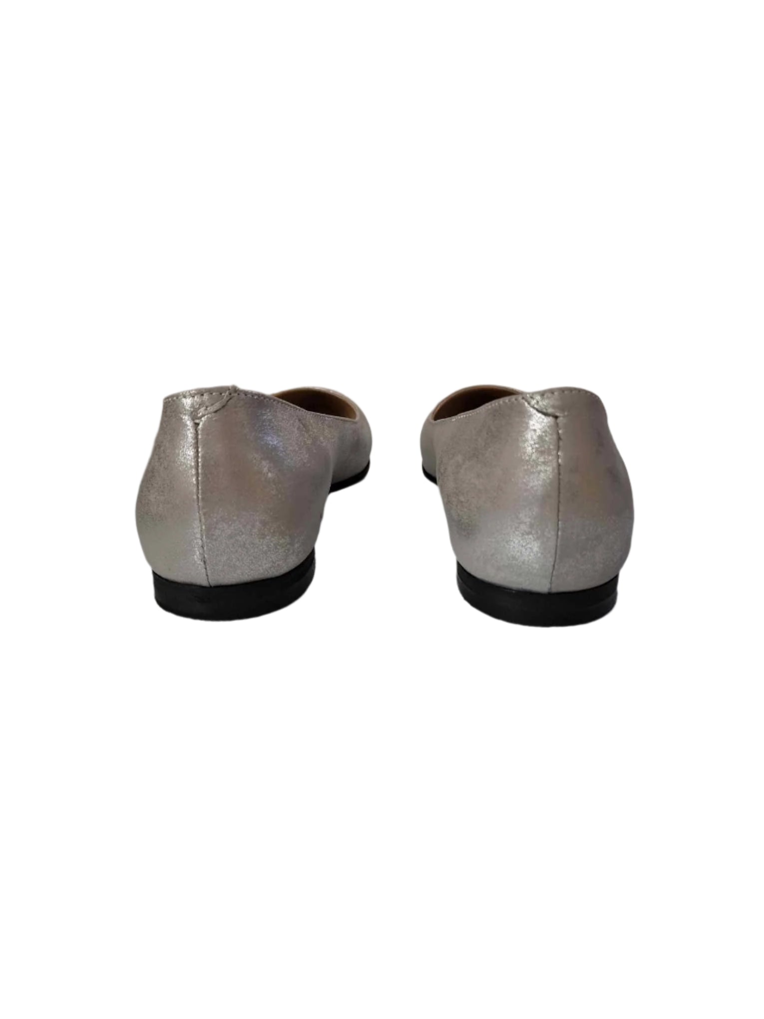 Balerini Piele Naturala 249 Argintiu - Dolly Shoes