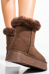 Ghete Tip UGG Solo Soprani Couture Chocolate Lapplat