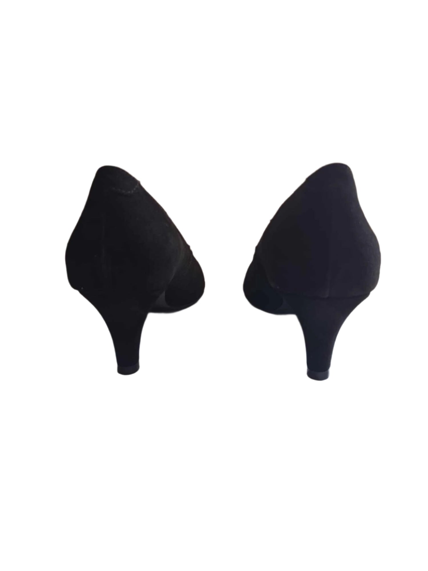 Pantofi Piele Naturala Bety Black Suede - Dolly Shoes