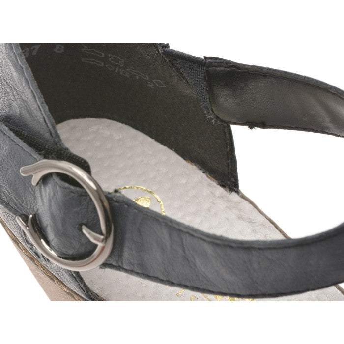 Pantofi Piele Naturala Rieker 40902-14 Bleumarin