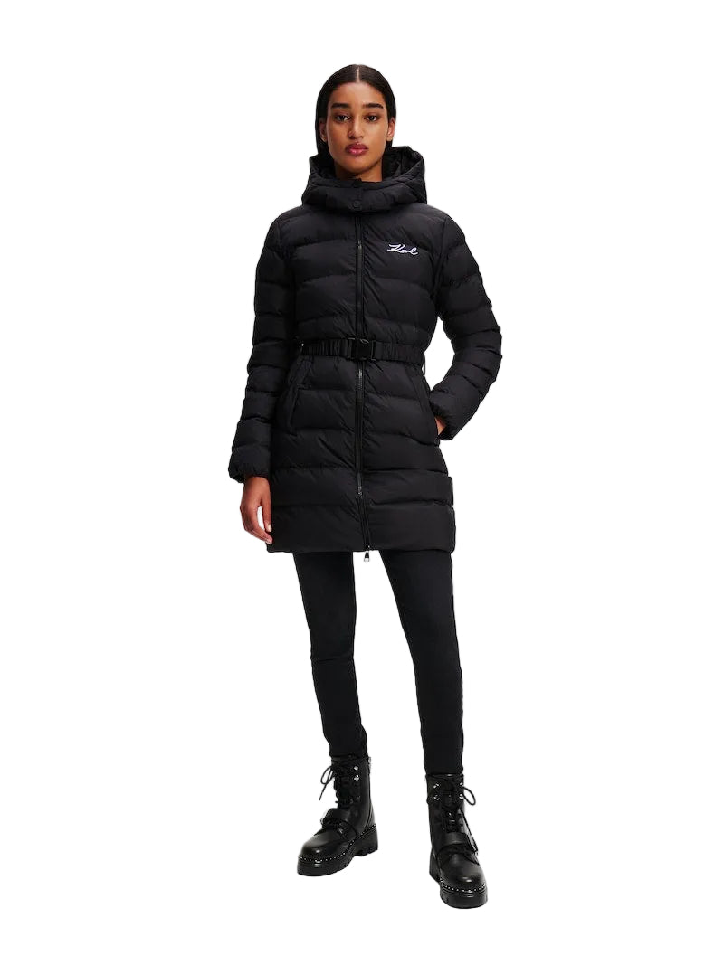 Geaca Lightweight Long Puffer - Karl Lagerfeld