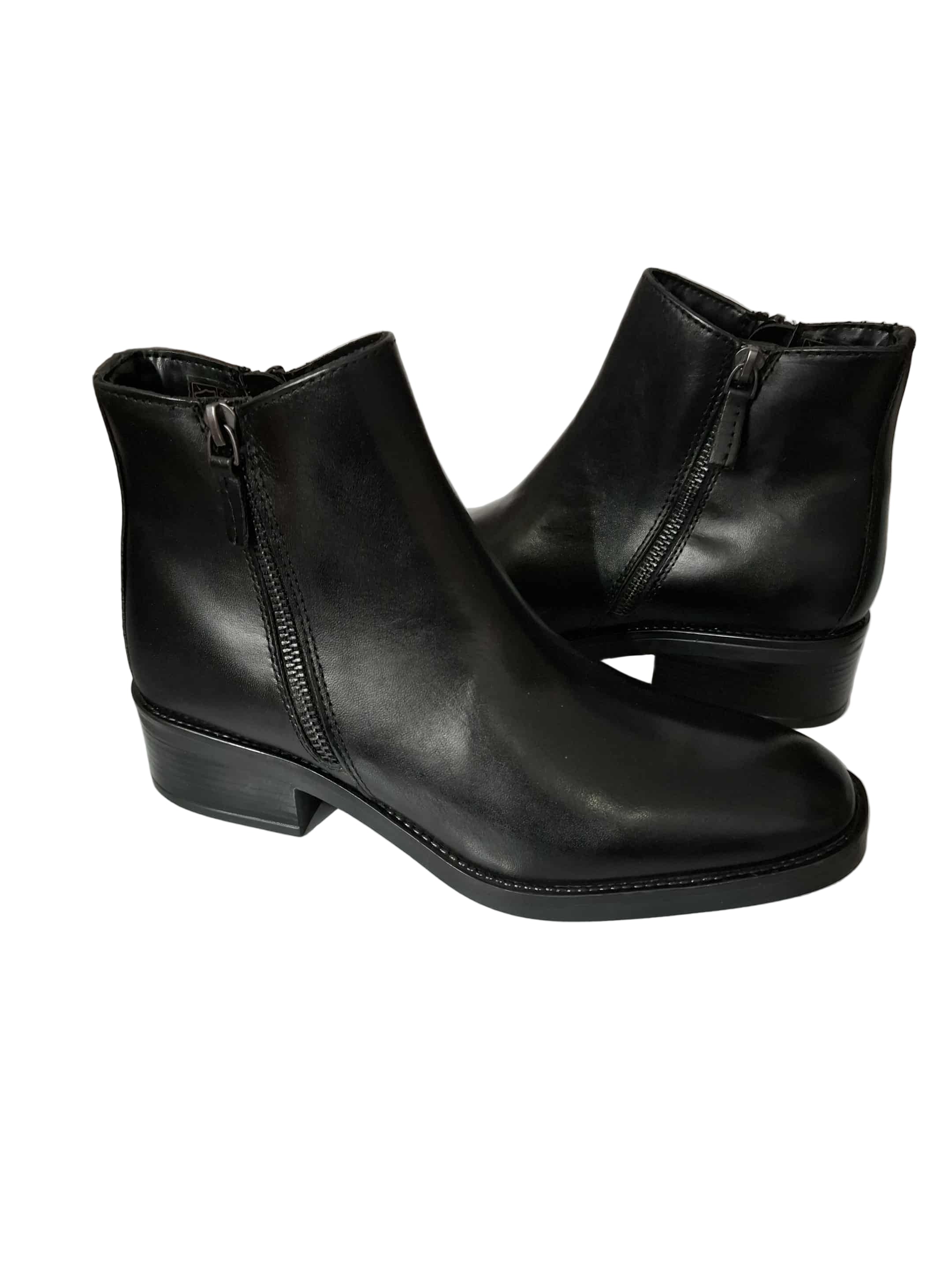 Ghete Piele Naturala Parrotto VB22-4202 Black