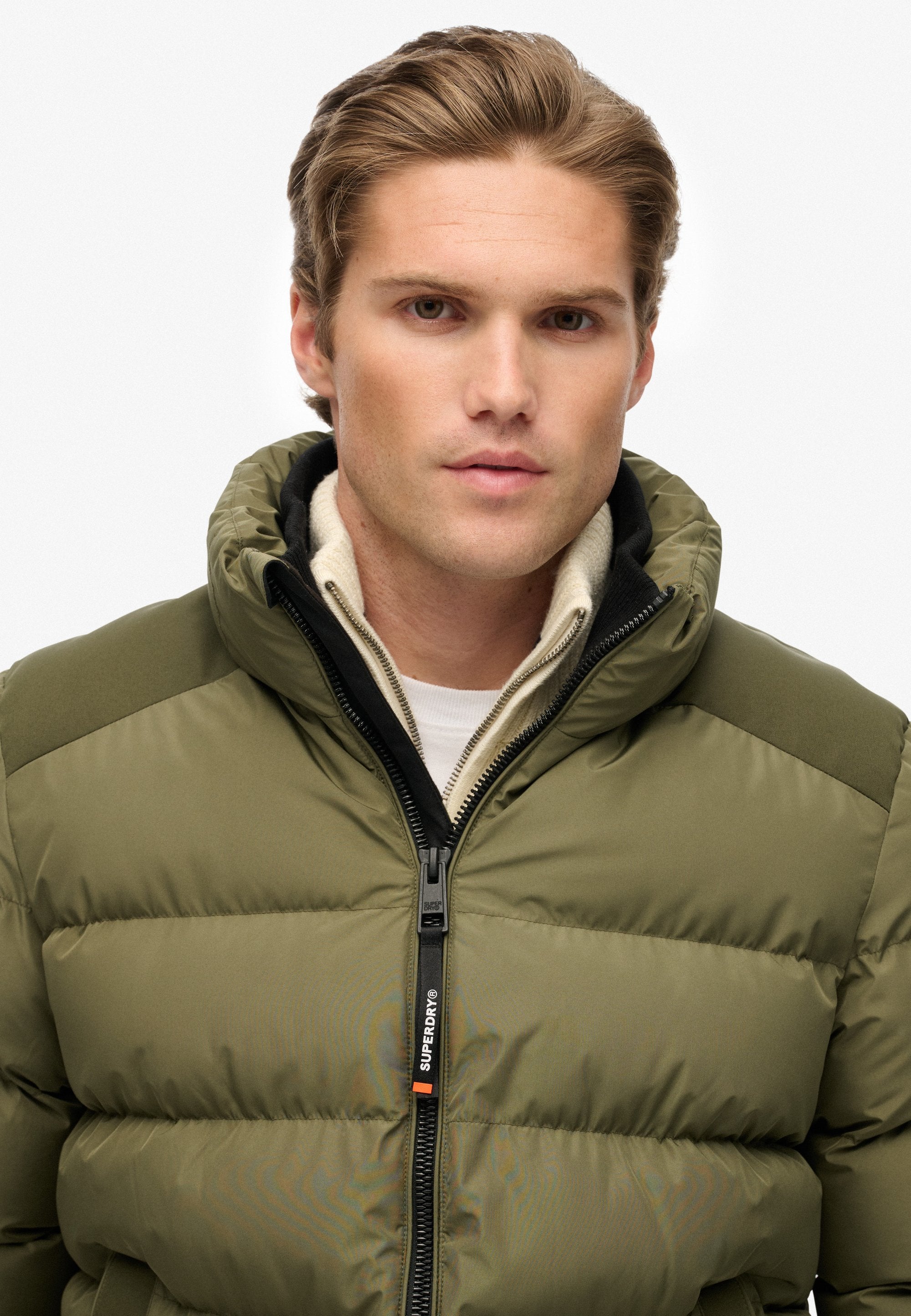 Geaca Barbati Superdry Puffer Jacket Olive