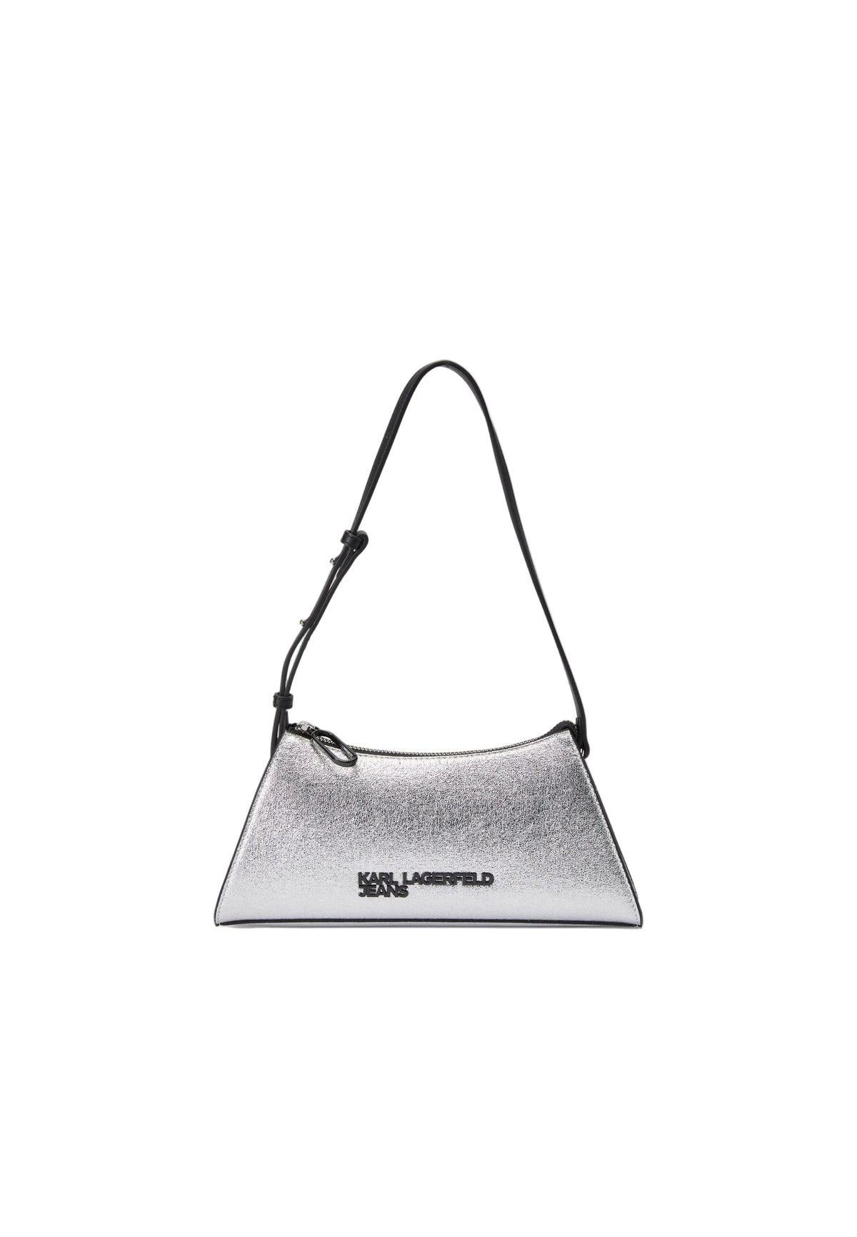 Geanta Metal Logo S SHB Silver - Karl Lagerfeld