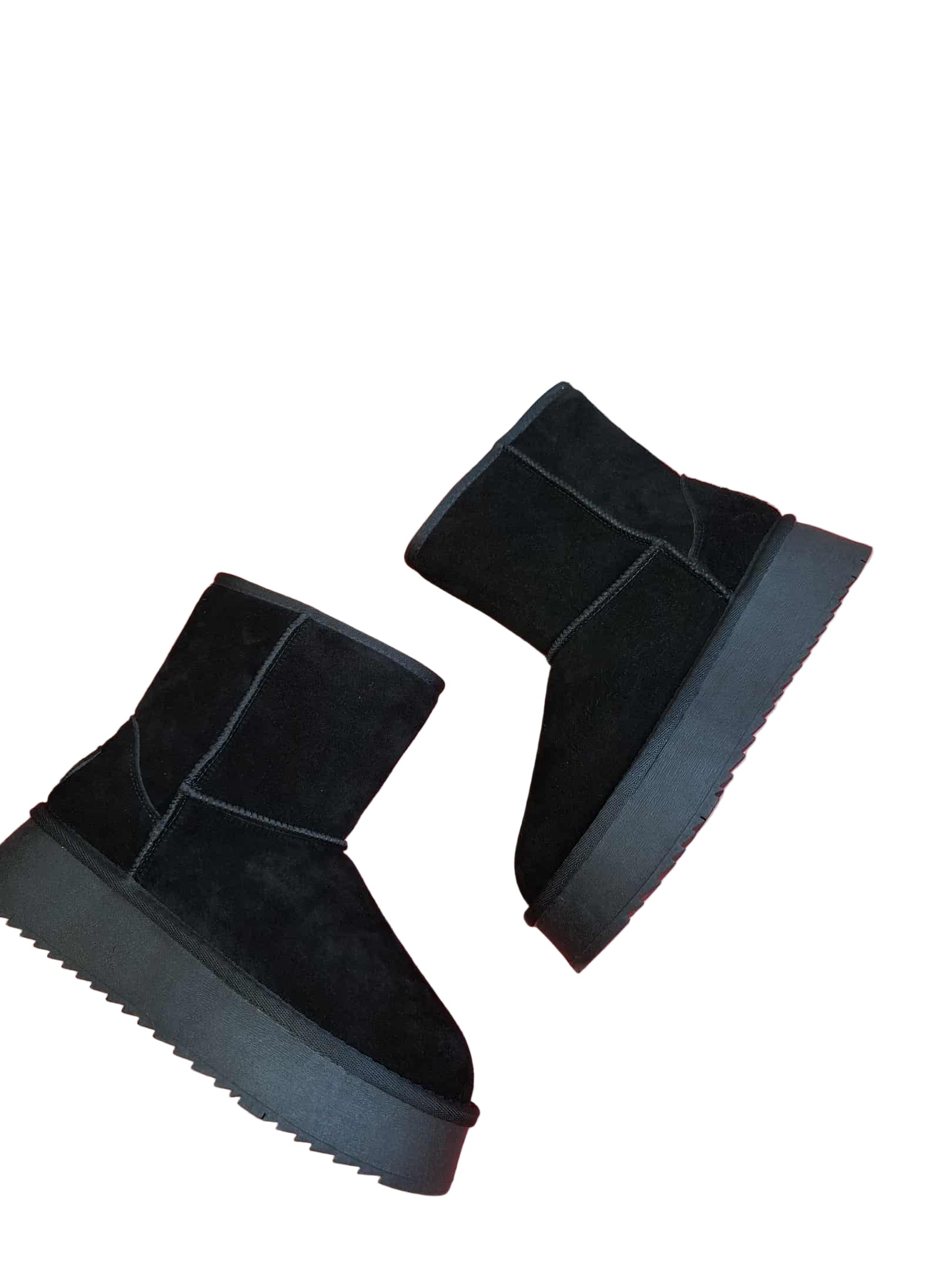 Ghete Tip UGG Solo Soprani Tir Platform 02 Black