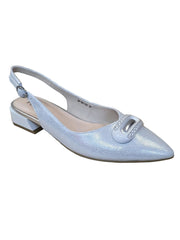 Pantofi Piele Naturala Feeling 26-531-01 Silver