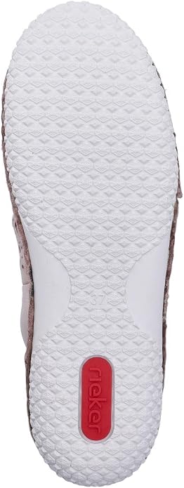Pantofi Piele Naturala Rieker Antistress 43666-64 Roze