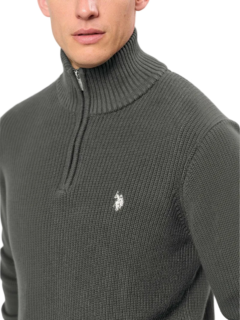 Pulover POLO ASSN Antracit Grey Melange 106008 UMDEKAN