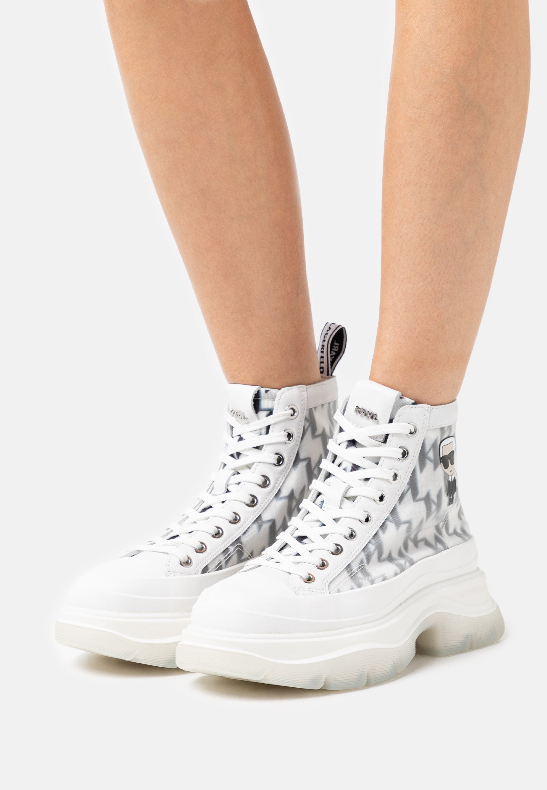 Sneakers LUNA Monogram Mesh Boot  Karl Lagerfeld