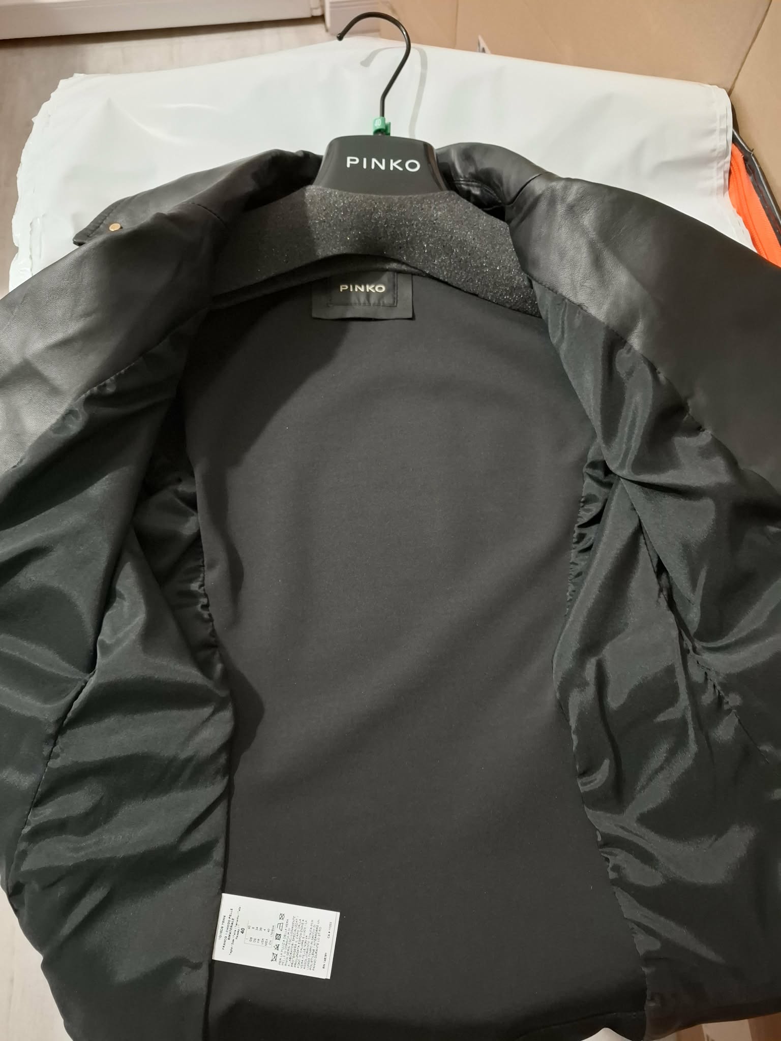 Geaca Piele Naturala Pinko  Different Zip Franco One