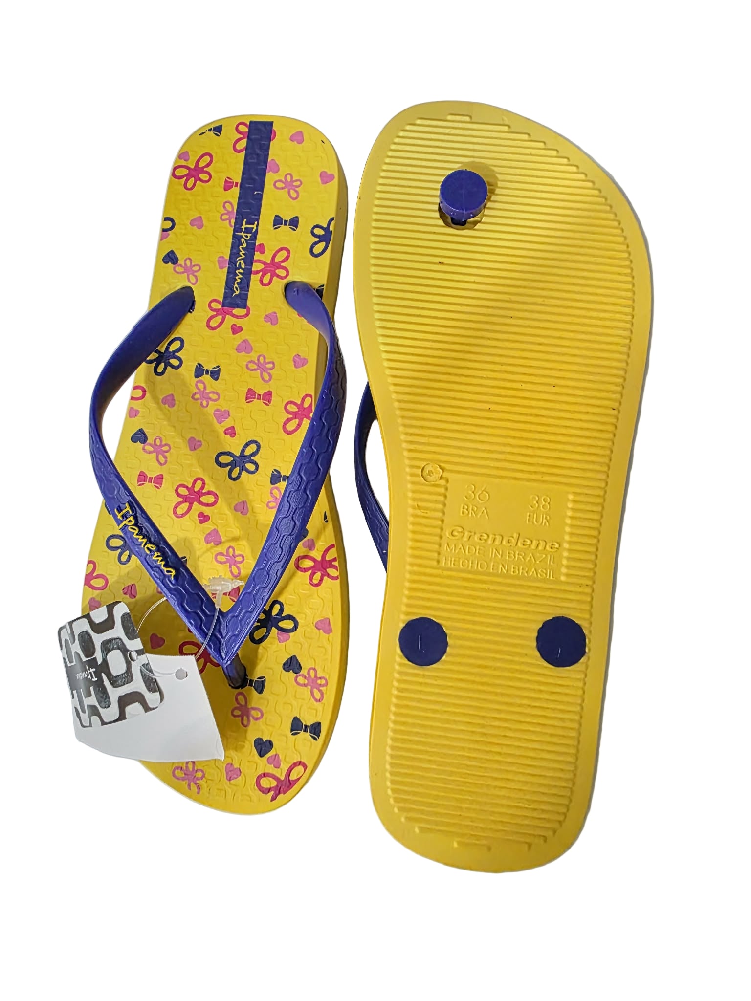 Şlapi Ipanema Classic Temas IV Fem Fa Yellow/Purple