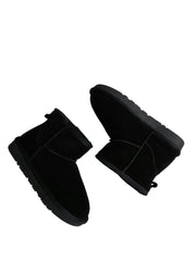 Ghete Piele Naturala Tip UGG  1201  Black - Energy