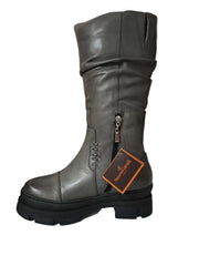 Cizme Piele Naturala Nazareno Gabrielli  Black