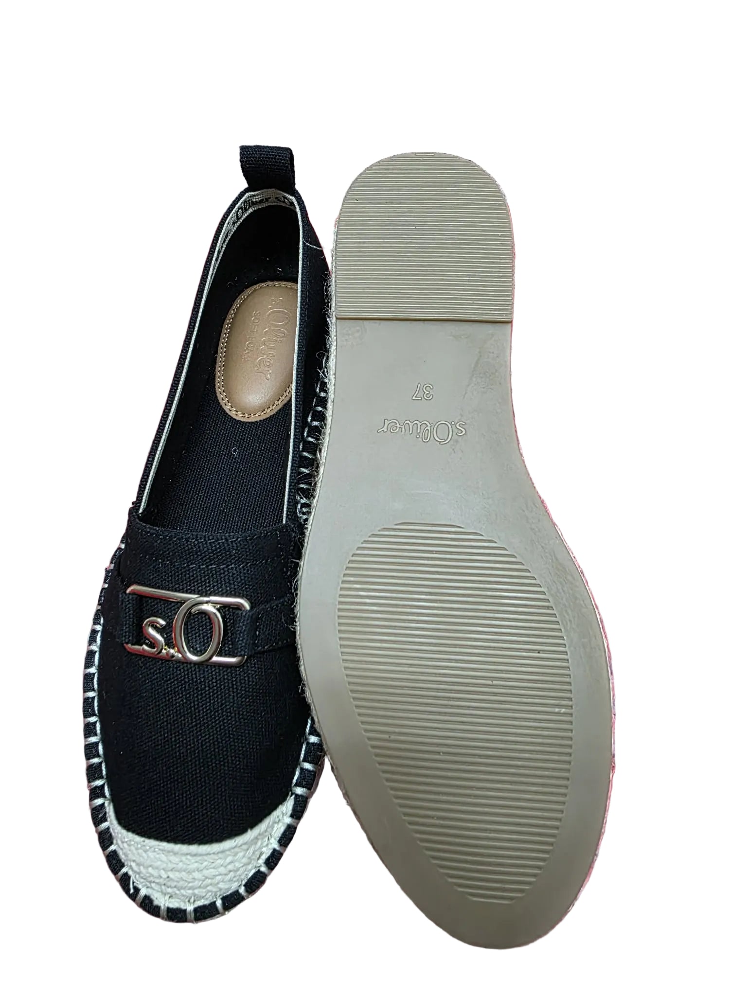 Espadrile Canvas Black- S.Oliver