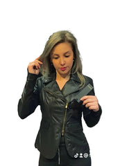 Geaca Piele Naturala Pinko  Different Zip Franco One