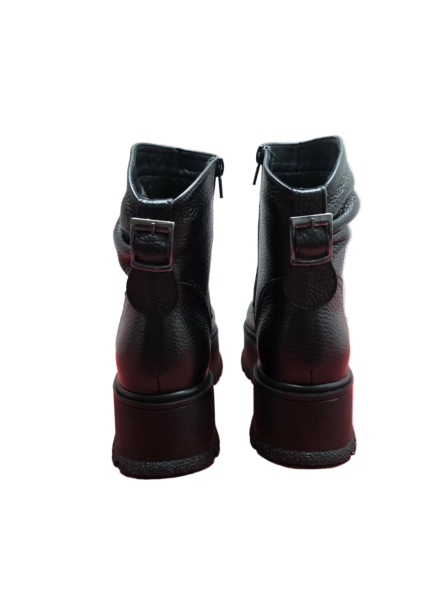 Ghete Piele Naturala Irina Ero Bizon - Dolly Shoes