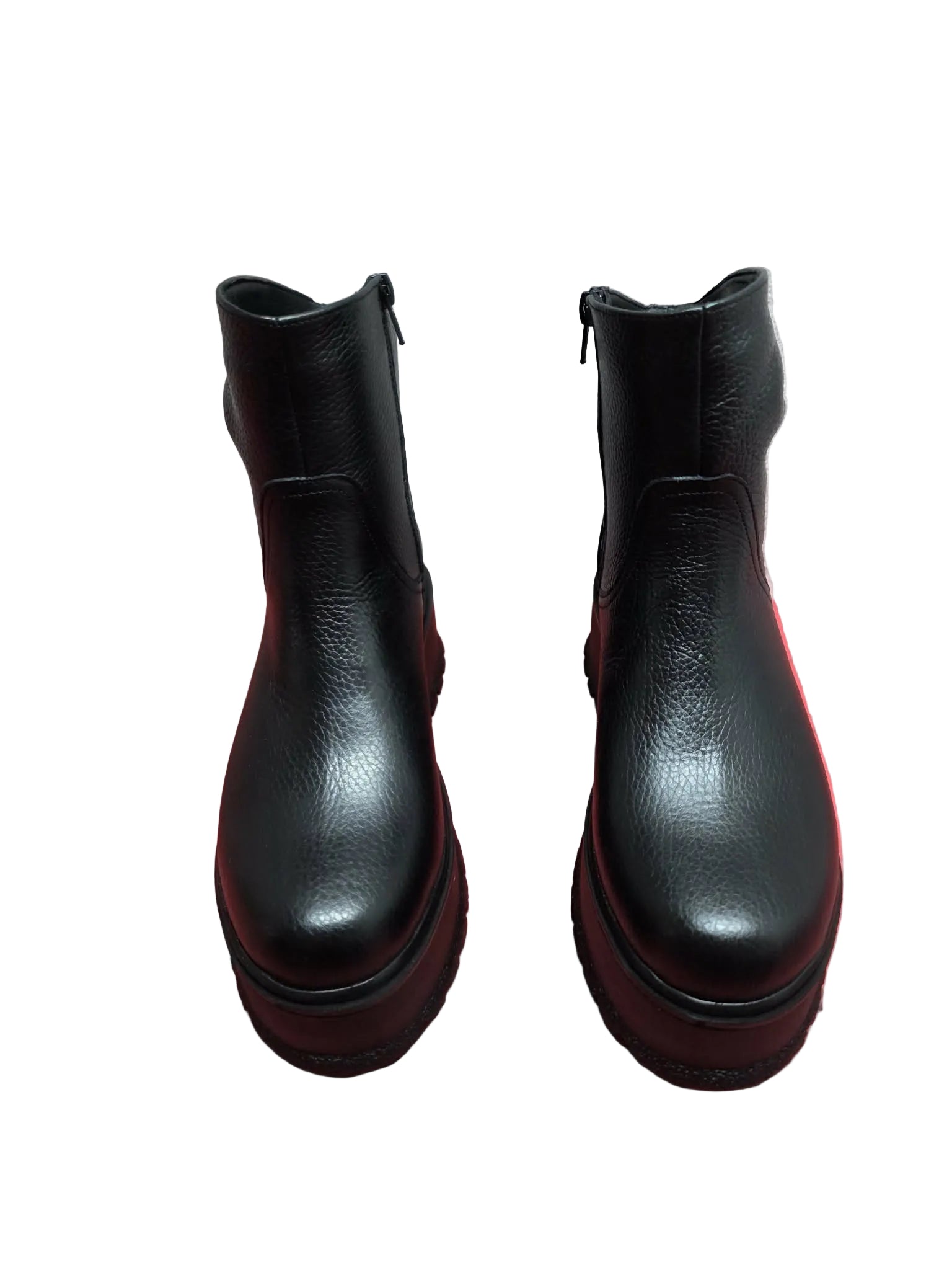 Ghete Piele Naturala Irina Ero Bizon - Dolly Shoes