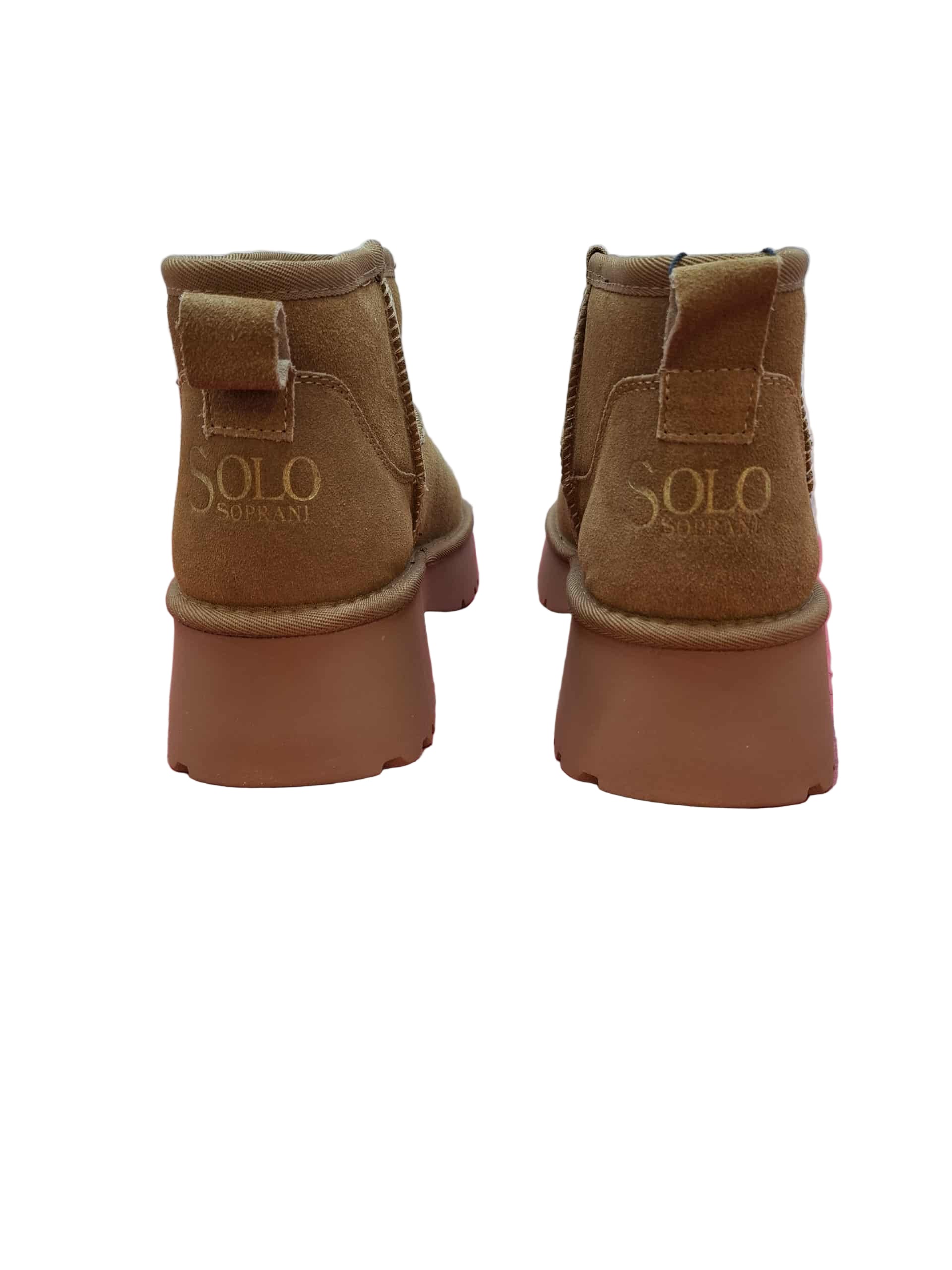 Ghete Tip UGG Solo Soprani Lea Suede 21 Camel