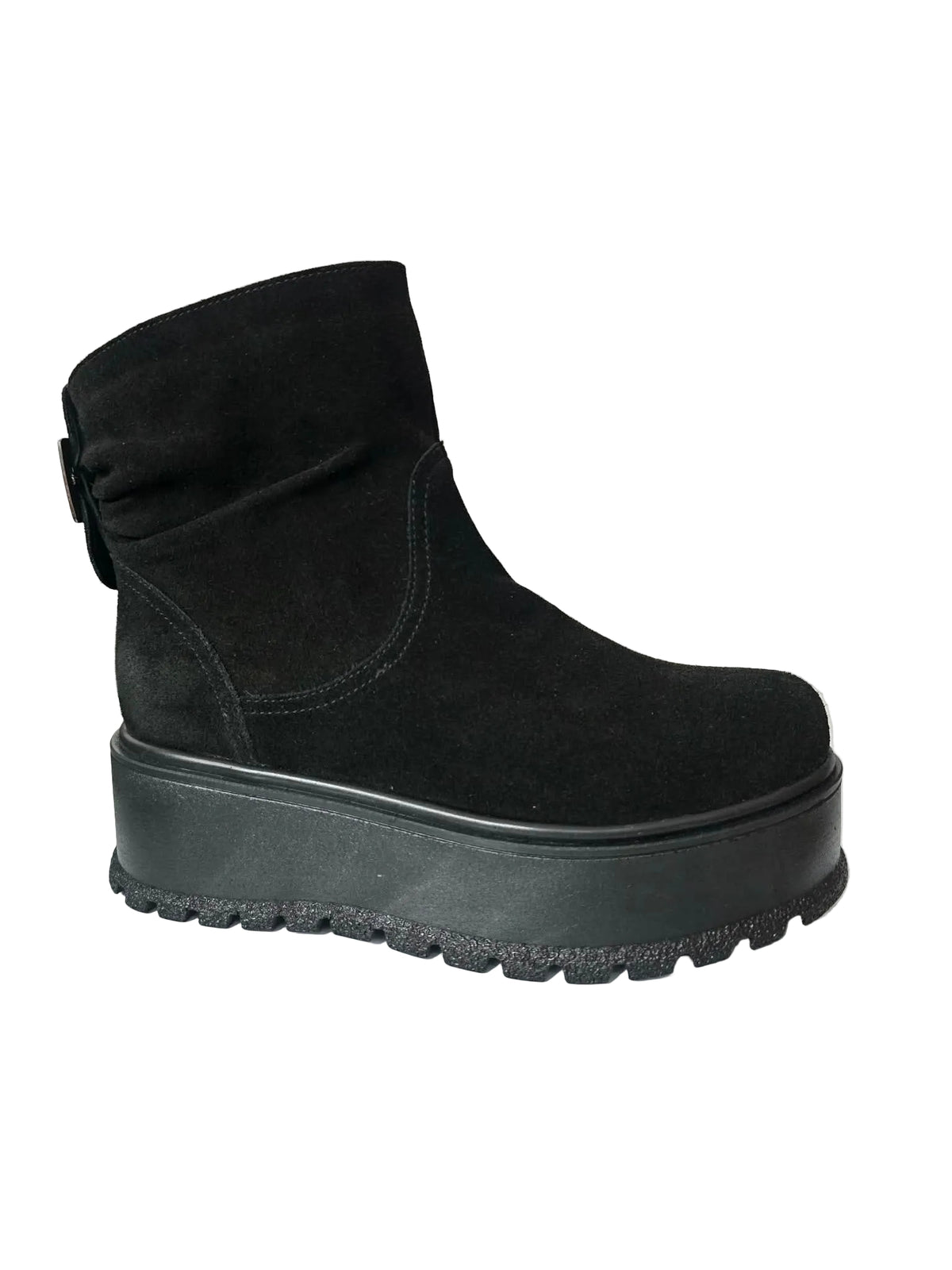 Ghete Piele Naturala Irina Ero Suede - Dolly Shoes