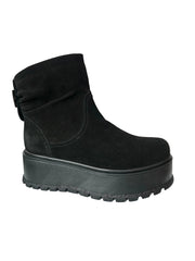 Ghete Piele Naturala Irina Ero Suede - Dolly Shoes