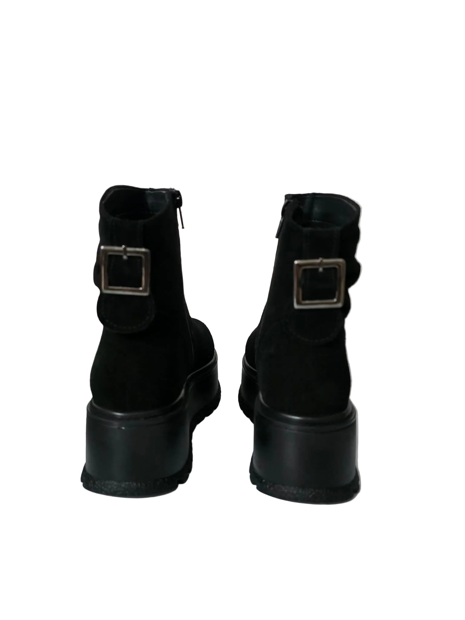 Ghete Piele Naturala Irina Ero Suede - Dolly Shoes
