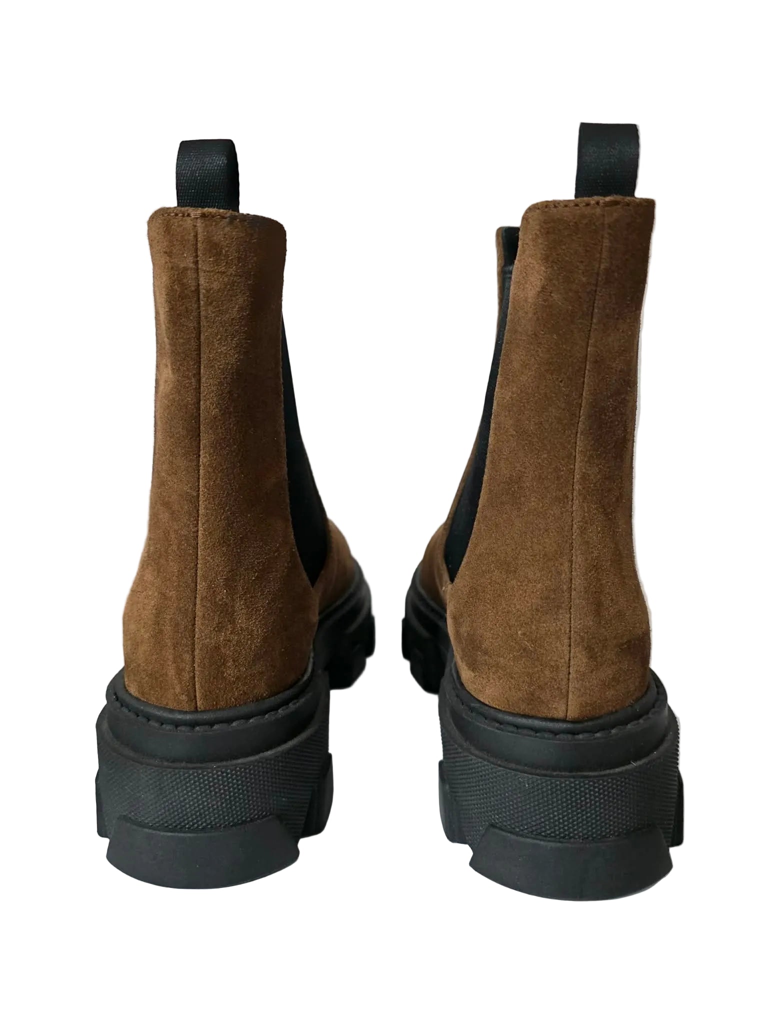 Ghete Piele Naturala Bavaria Brown Suede - Dolly Shoes