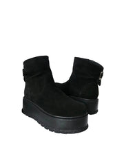 Ghete Piele Naturala Irina Ero Suede - Dolly Shoes
