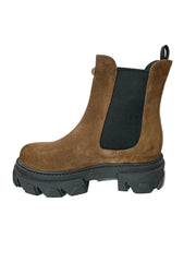 Ghete Piele Naturala Bavaria Brown Suede - Dolly Shoes