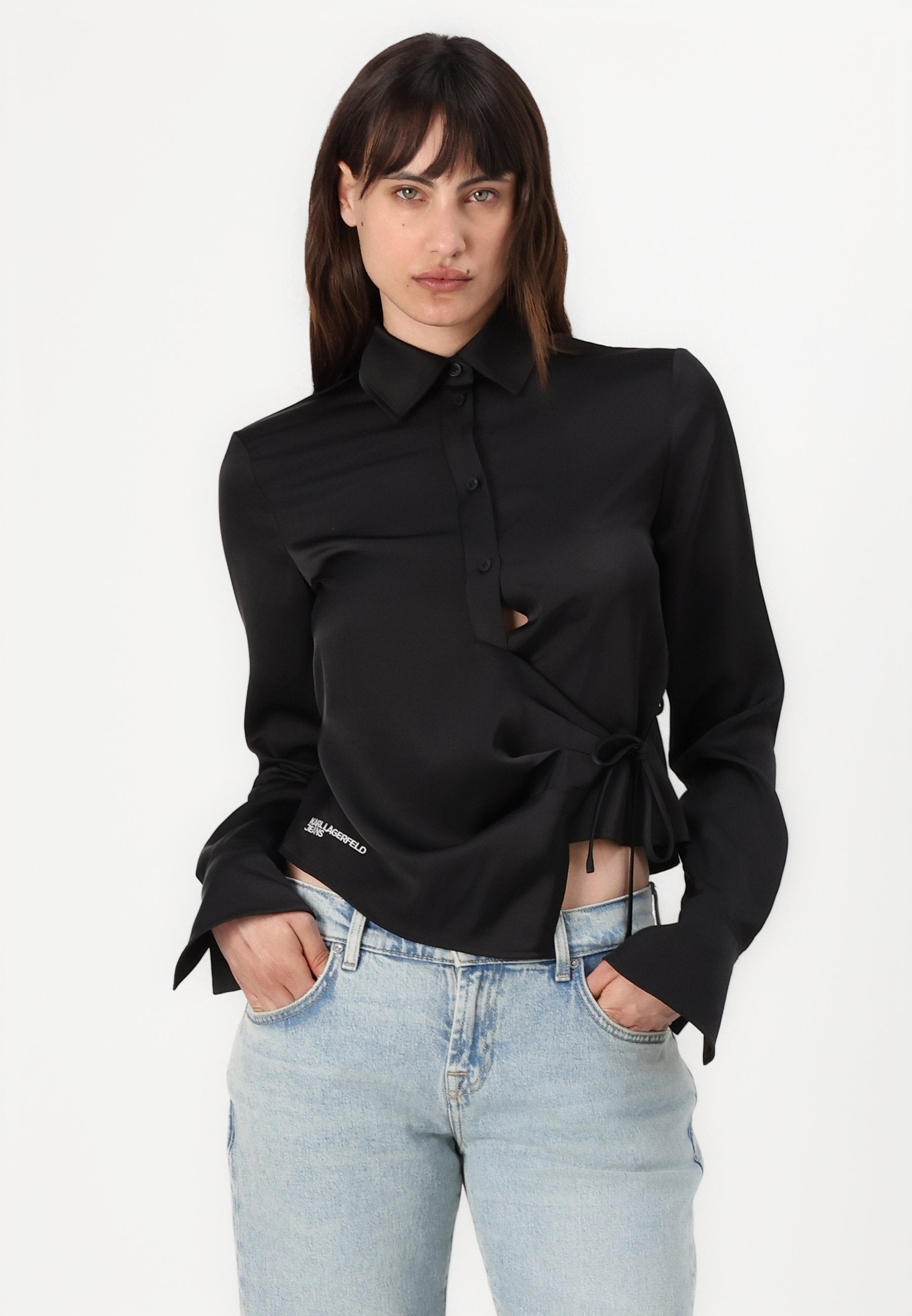 Camasa Satin Karl Lagerfeld