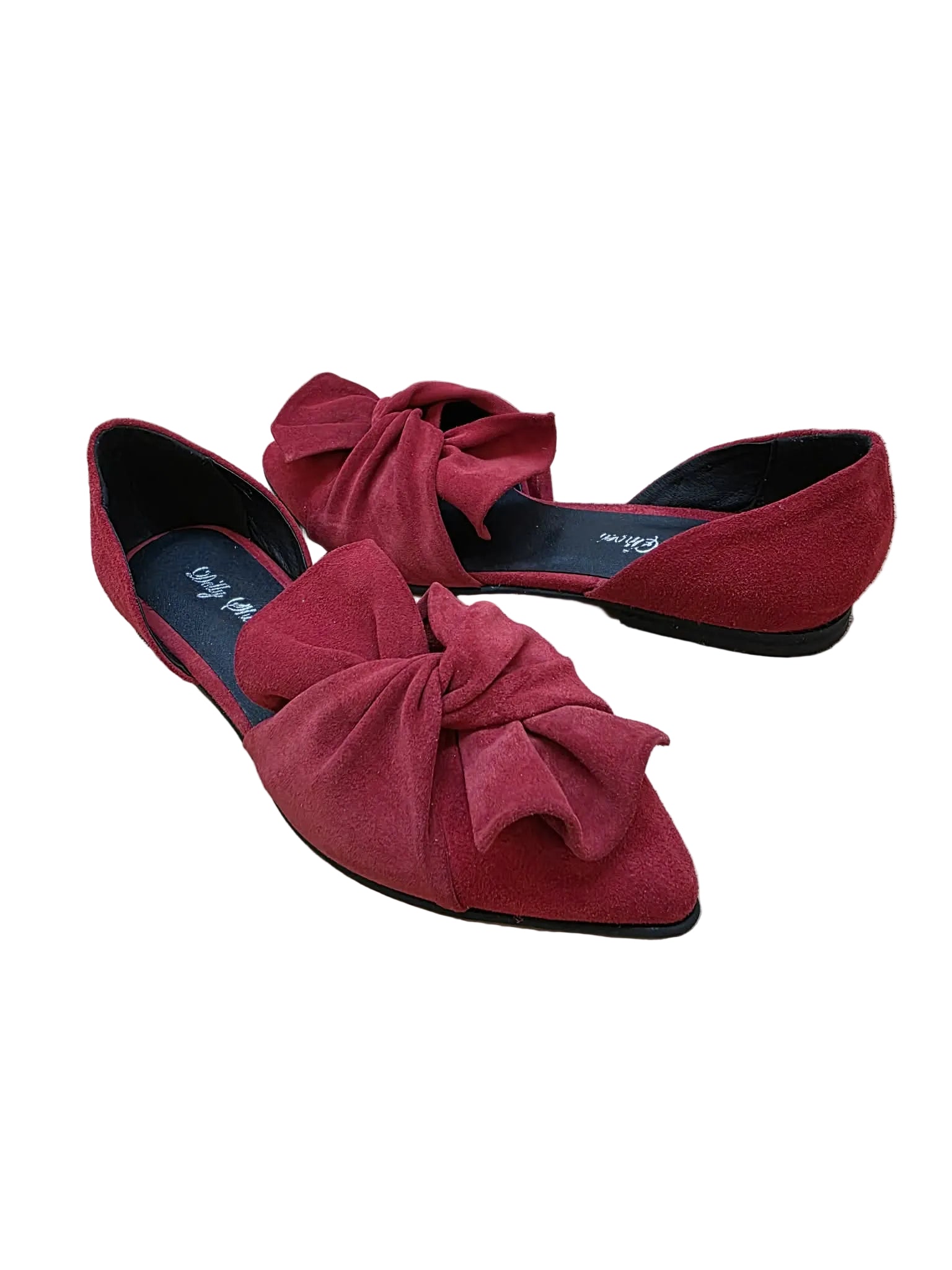 Balerini Piele Naturala Loreta Red