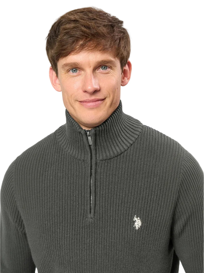 Pulover POLO ASSN Antracit Grey Melange 106008 UMDEKAN