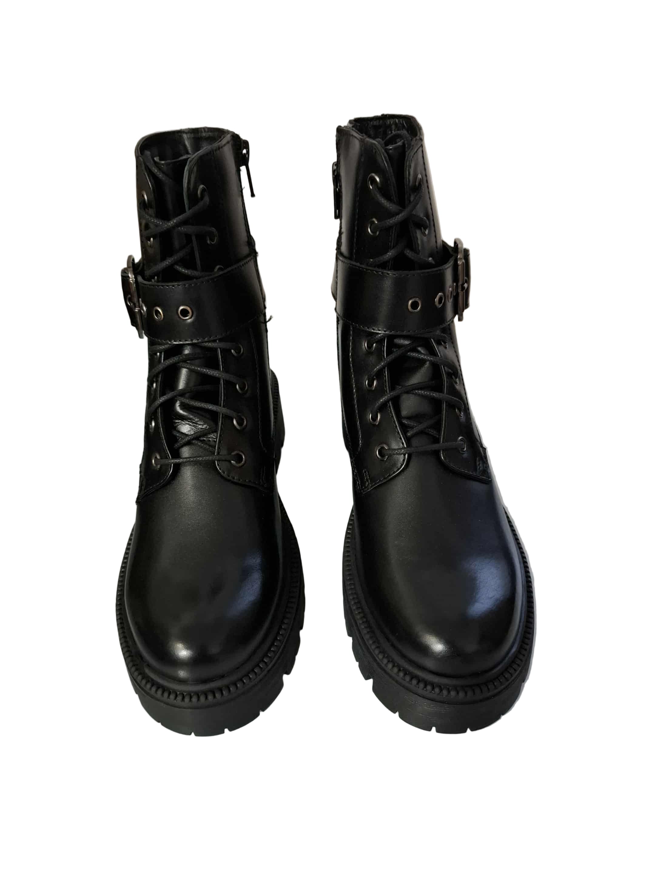 Ghete Piele Naturala Bellini A2065 Black