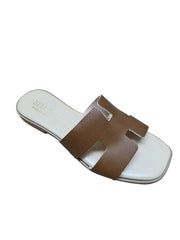 Papuci Piele Naturala Lux Vibe Maro Bellini