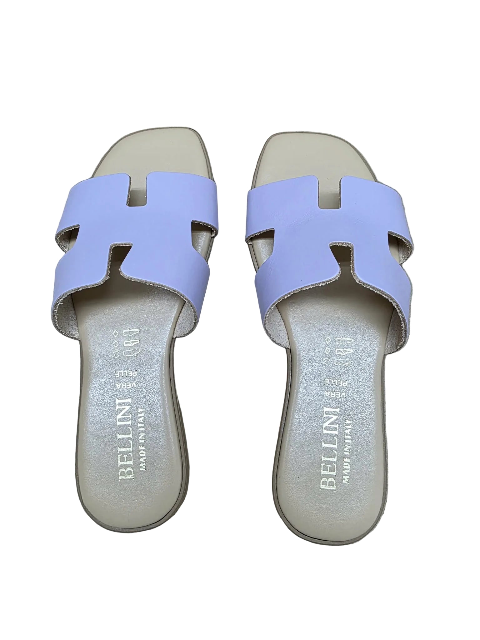 Papuci Piele Naturala Lux Vibe Lila Bellini
