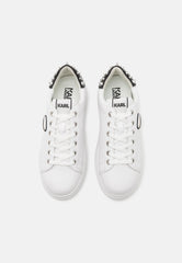 Sneakers Piele KAPRI Ikonic Stud Tab Women White Karl Lagerfeld