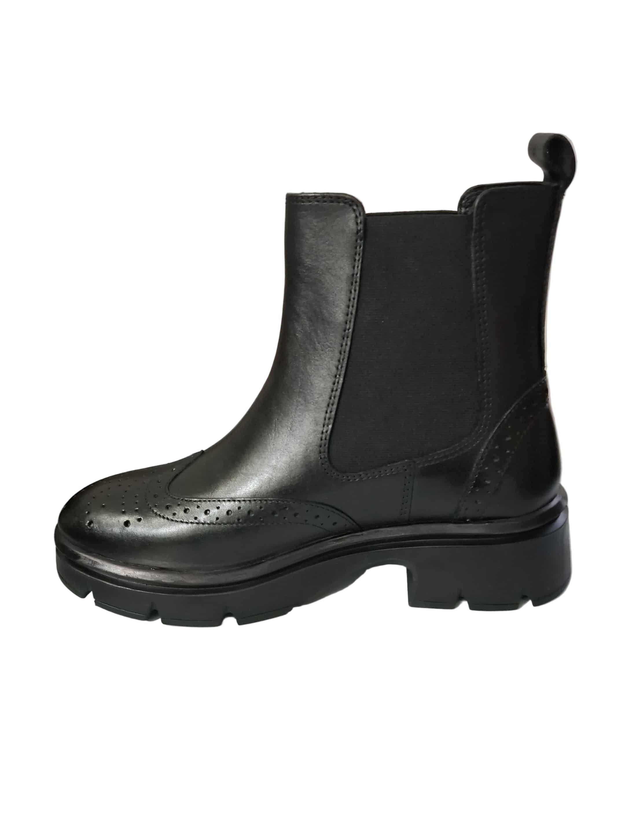 Ghete Piele Naturala Bellini A2030 Black