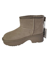 Ghete Piele Naturala  Tip UGG Solo Soprani Lea Earth Suede