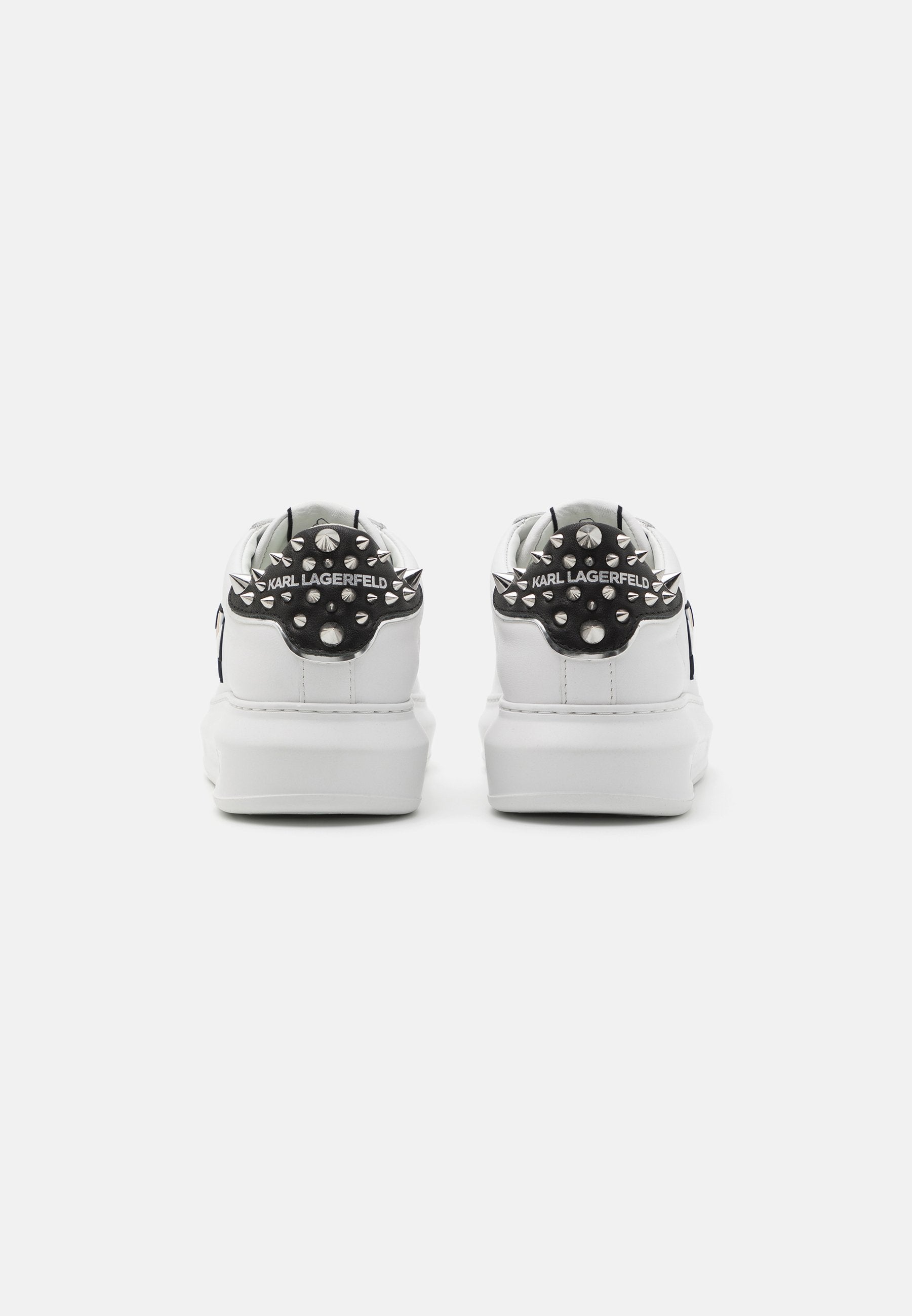 Sneakers Piele KAPRI Ikonic Stud Tab Women White Karl Lagerfeld