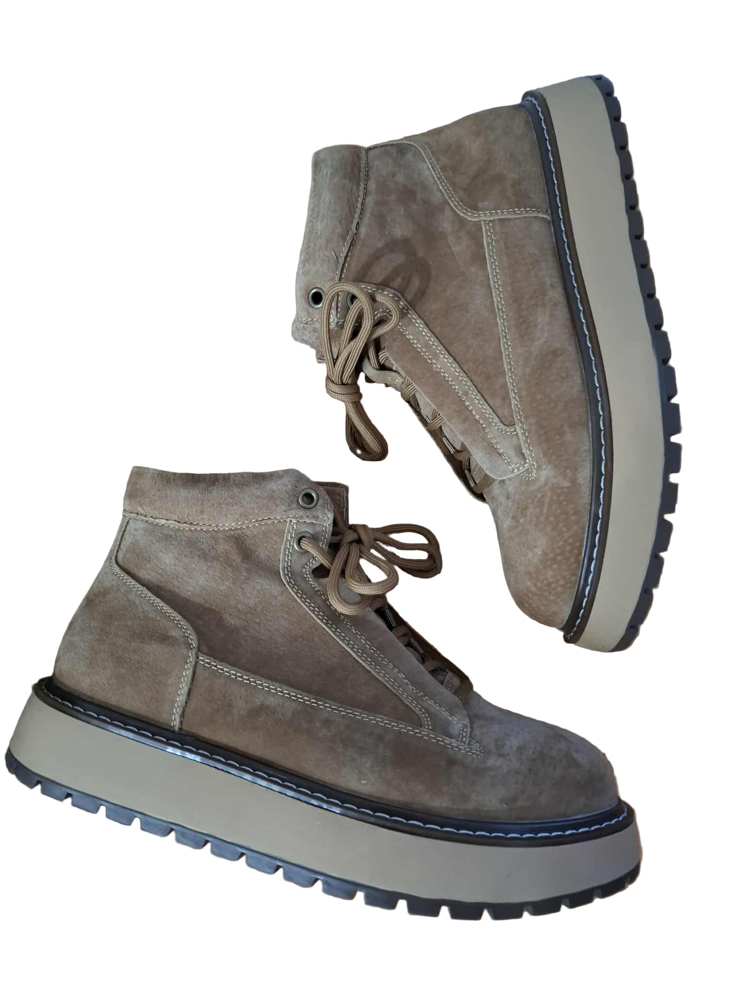 Ghete Piele Naturala Battisto Lascari MBH-1 Brown