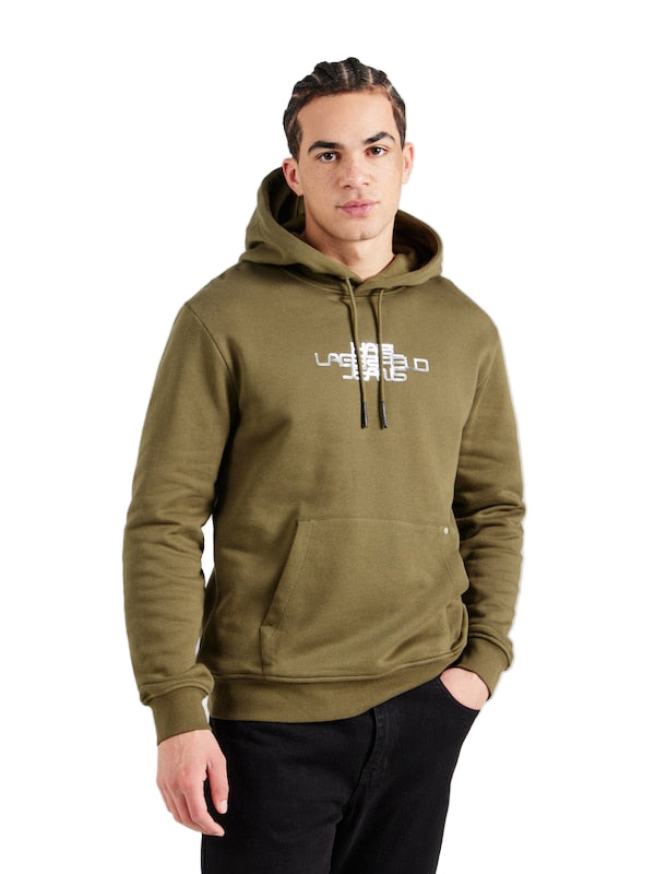 Regular Foil Logo Hoodie Ivy Geen  - Karl Lagerfeld Jeans