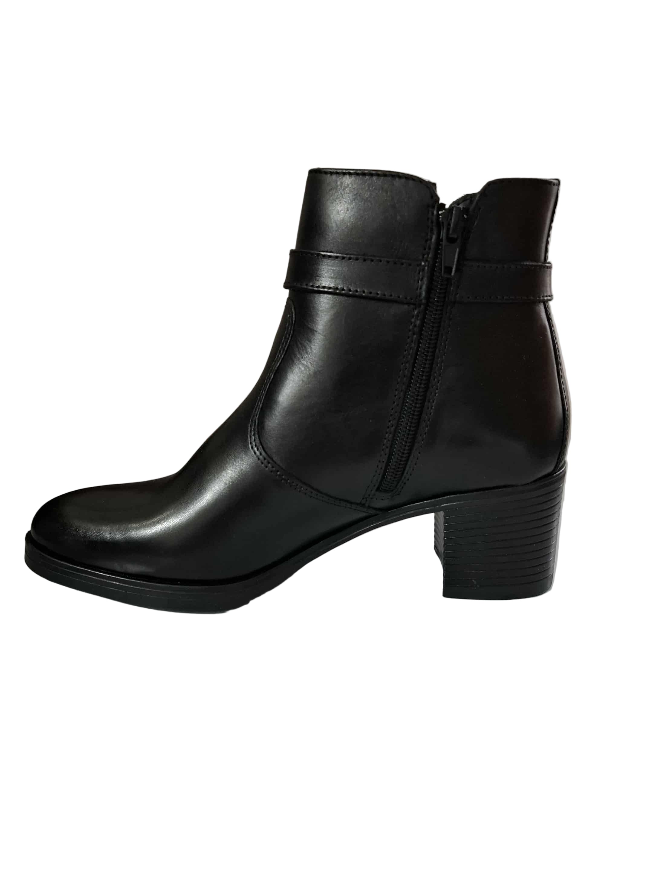 Ghete Piele Naturala Parrotto VH07H05 Black