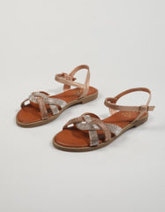 Sandale Dama Sandals EXÉ Camel silver
