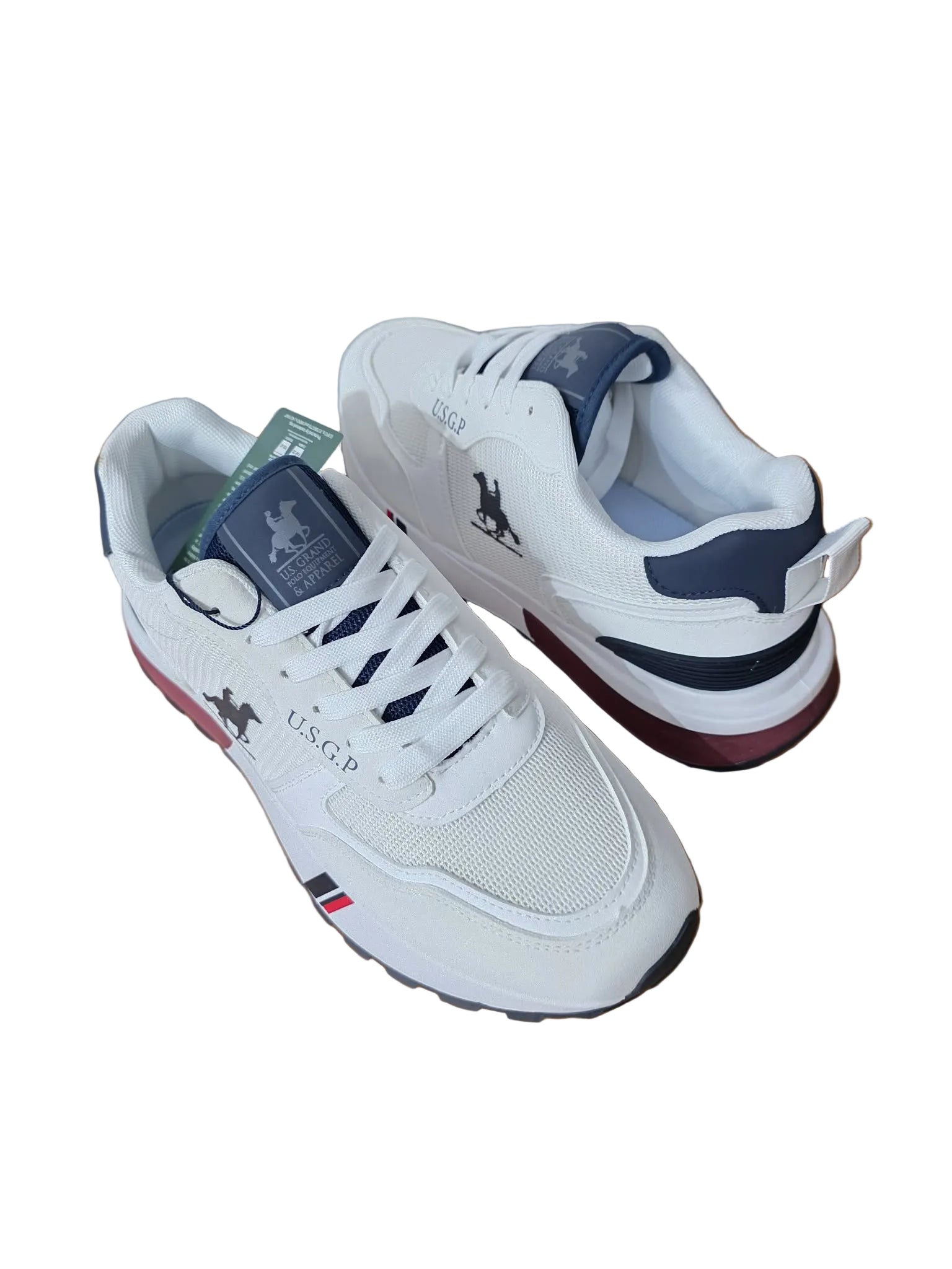 U.S. Grand Polo Equipment & Apparel 1035 White Blue