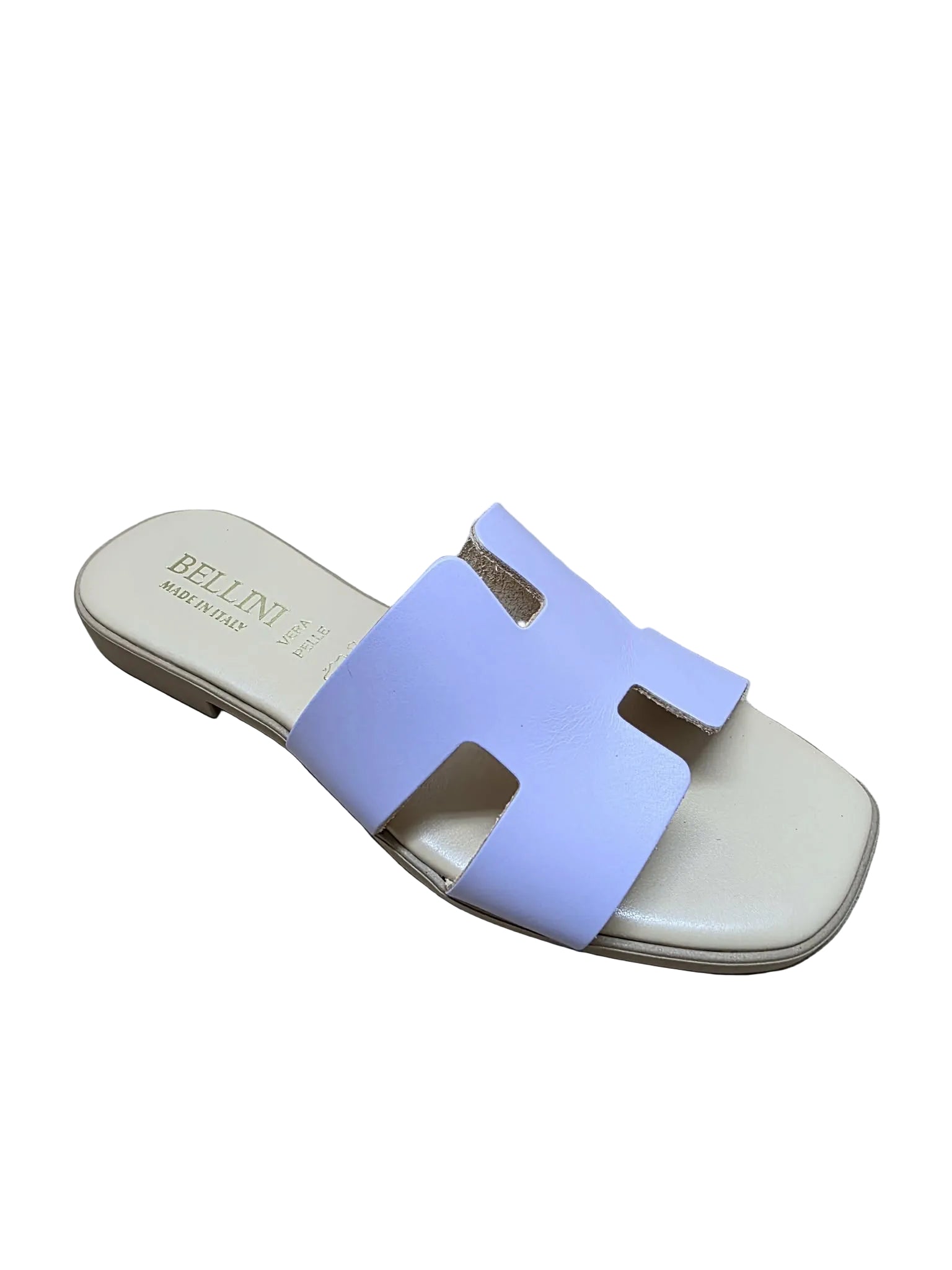 Papuci Piele Naturala Lux Vibe Lila Bellini