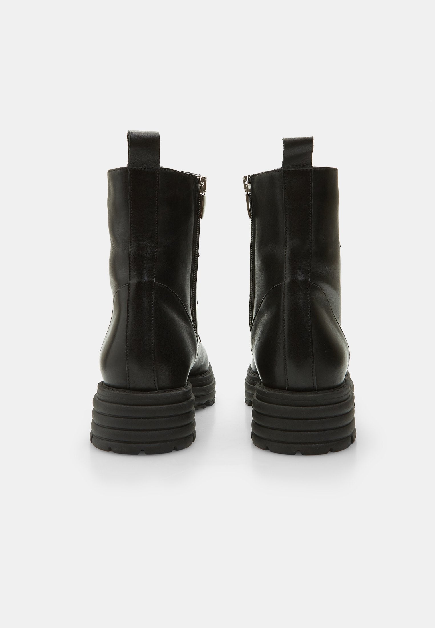 Ghete Piele Naturala Franci QR8 Black