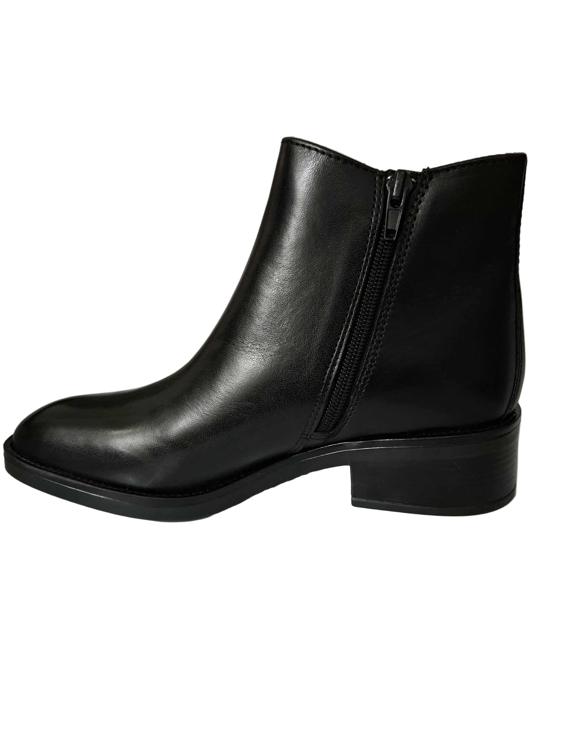 Ghete Piele Naturala Parrotto VB22-4202 Black