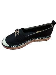 Espadrile Canvas Black- S.Oliver